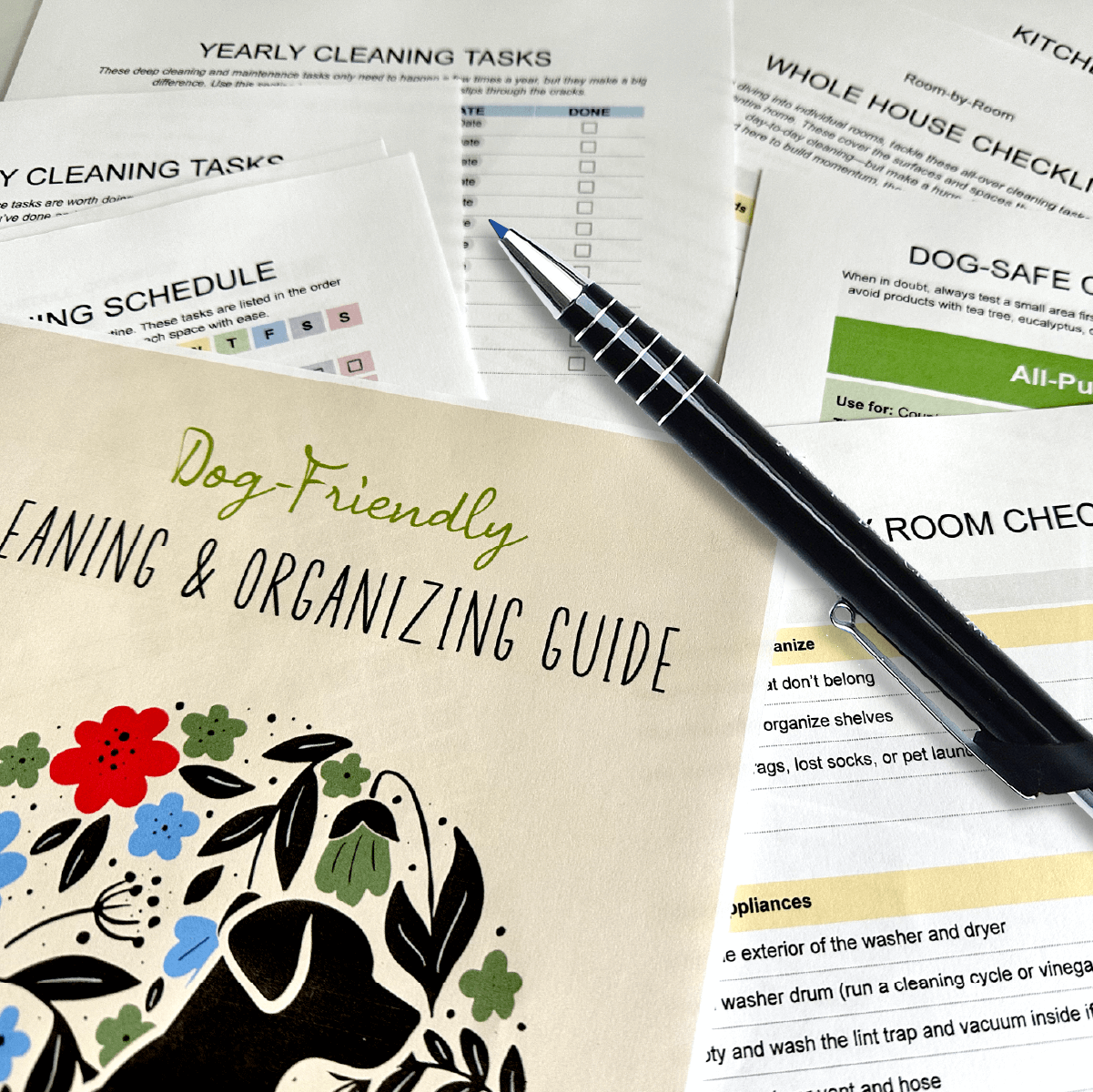 Dog-Friendly Cleaning & Organizing Guide