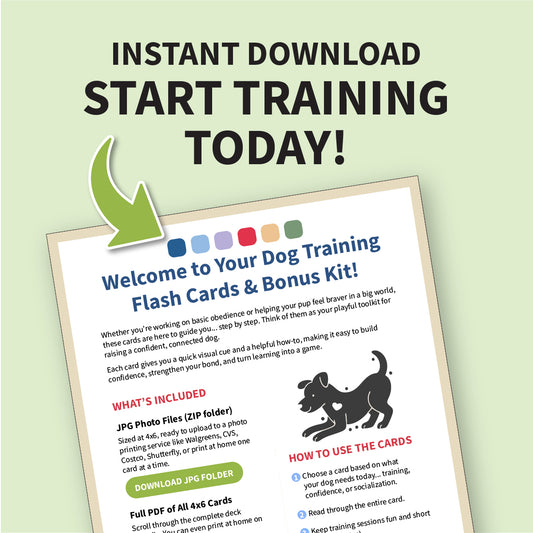 Instant Download. Start training your dog today.