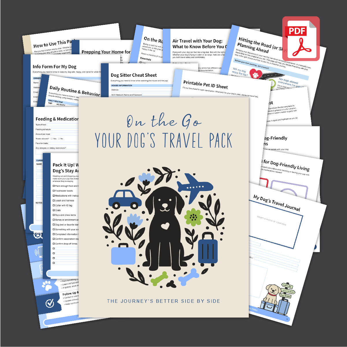 On the Go: Your Dog’s Travel Pack (Interactive PDF).