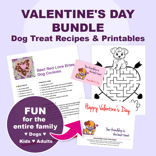 Valentine's Day Bundle  Dog Treat Recipes.
