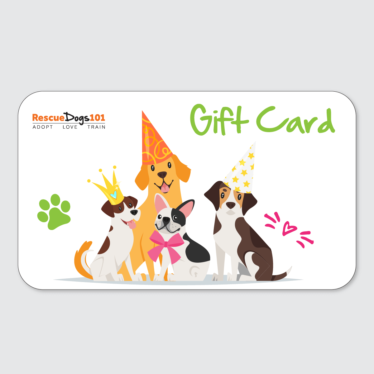 Rescue Dogs 101 Store Gift Card